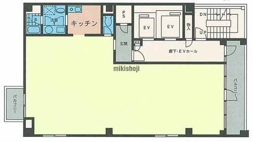 西新宿の小滝橋パシフィカビル 平面1