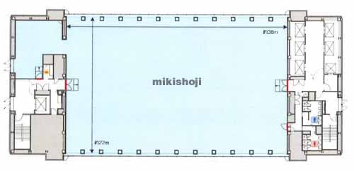 銀座の野村不動産銀座ビル 平面1