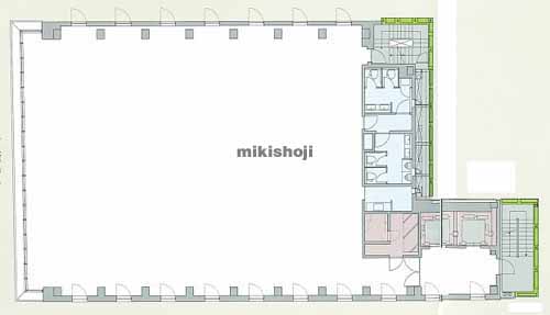 京阪神御成門ビル 平面1