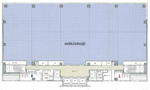 東品川のグラスキューブ品川 平面1