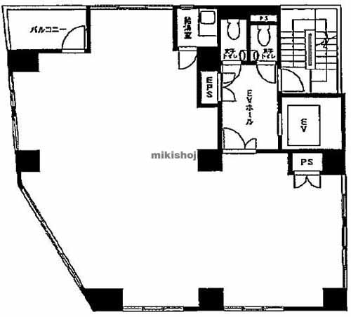 神田神保町の九段下ＳＳＴビル 平面1