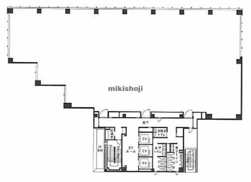 千駄ヶ谷のプライム千駄ヶ谷ビル 平面1