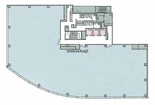 南青山のヒューリック青山外苑東通ビル 平面1