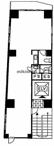 芝の芝大井ビル 平面1