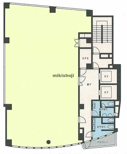 市谷田町・市谷本村町のＡＤ市ヶ谷ビル 平面1