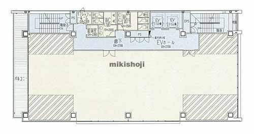 北品川のコーストライン品川ビル 平面1