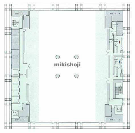 赤坂・元赤坂の赤坂Ｋタワー 平面1