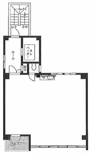 所沢市の野口ビルディング 平面1