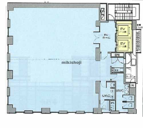 銀座レンガ通り福神ビル 平面1