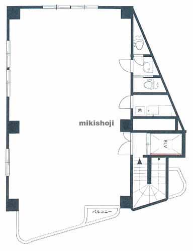 早稲田町・馬場下町のＴＡＫＡＨＡＳＨＩ　ＢＬＤＧ 平面1