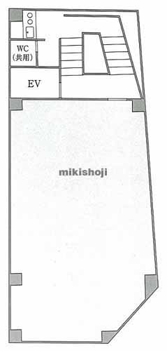 蔵前の東京貴金属会館 平面1