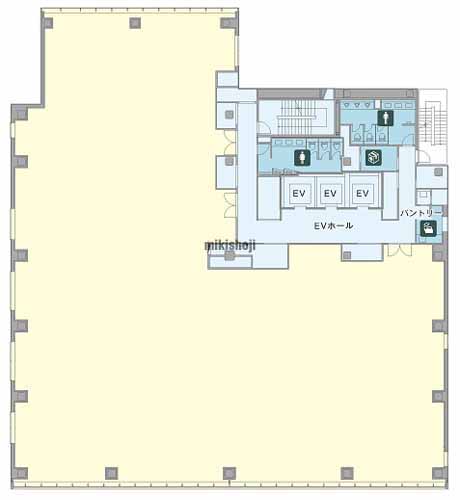 神田小川町のＢＩＺＣＯＲＥ神保町 平面1