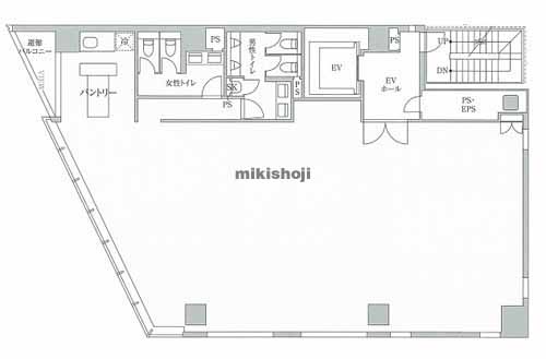 八丁堀のＰＭＯ八丁堀Ⅲ 平面1