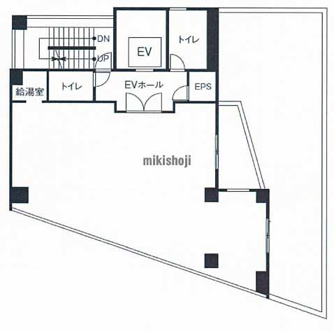 千駄ヶ谷の北参道サンイーストテラス 平面1