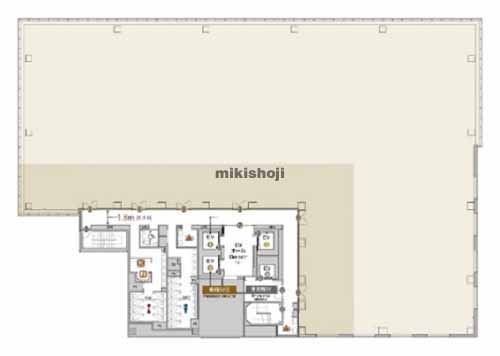 海岸・芝浦の住友不動産田町ビル東館 平面1
