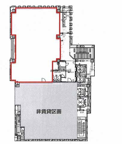 銀座のこゆるぎビル 平面1