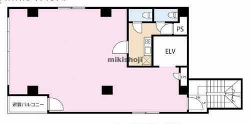 浦和区のブランシェ中仙道ビル 平面1