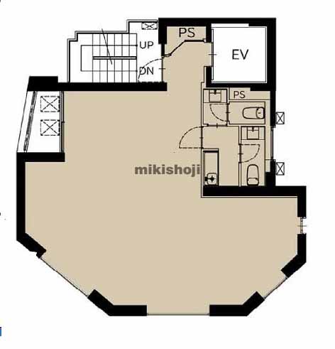 西新橋のＴＷＧ新橋Ⅱ 平面1