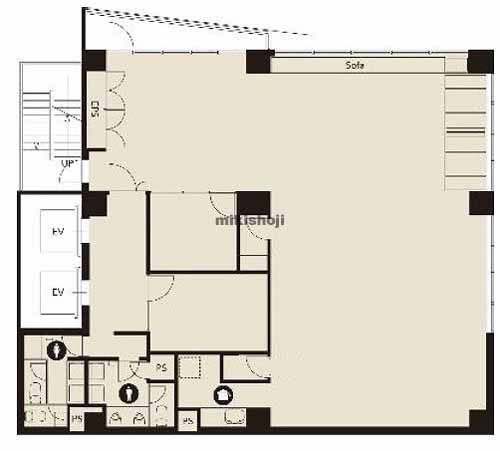 東のＳｒｅｅｄ　ＥＢＩＳＵ＋Ｌ 平面1