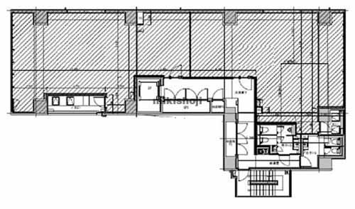 銀座の第二厚生館ビル 平面1