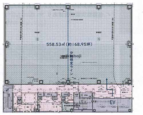 八丁堀のヤブ原ビル 平面1