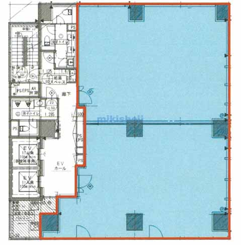 西新宿の平田ビル 平面1
