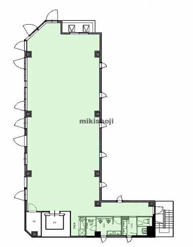 神田駿河台・神田猿楽町の医事新報水道橋ビル 平面1