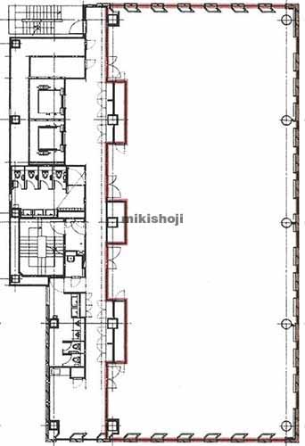 京橋の大樹生命東京京橋ビル 平面1