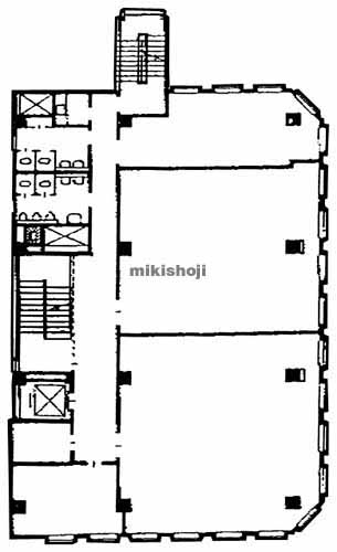 宇都宮市の丸井物産ビル 平面1