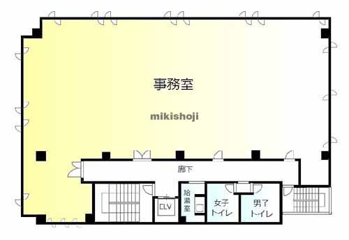 柏市の柏ＫＩビル 平面1