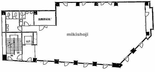 松戸市の流鉄松戸ビル 平面1