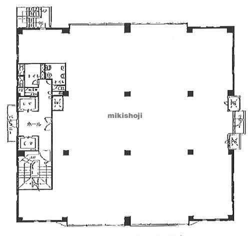立川市の一清ビル本館 平面1