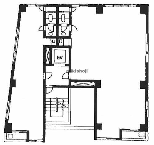 市川市のアルファツインビル 平面1