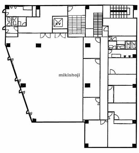 蕨市のＴ－１ビル 平面1