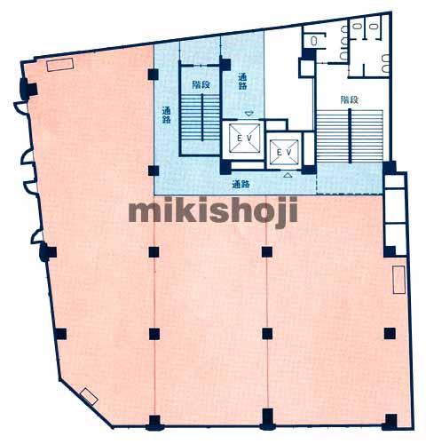 船橋市の本町セントラルビル 平面1