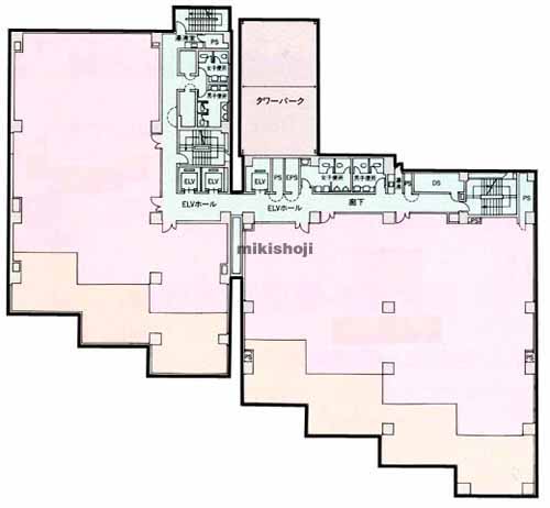住友生命川越ビル（東館・西館） 平面1