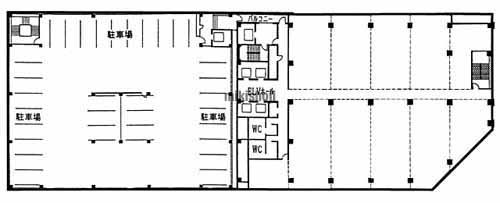 新潟駅南センタービル 平面1