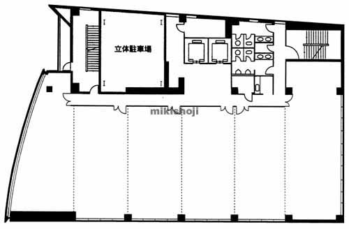 船橋市の太陽生命船橋ビル 平面1