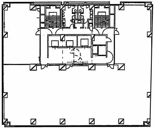 長岡市のファース長岡ビル 平面1
