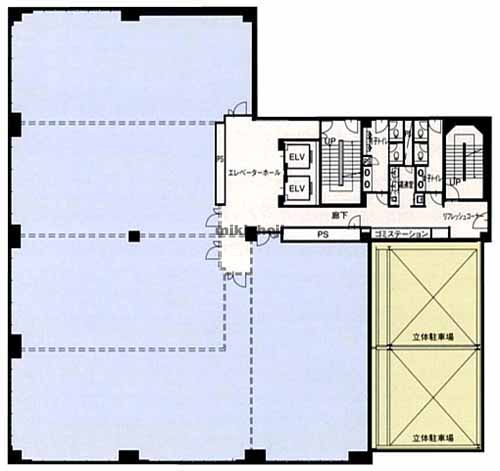 新潟市の中央ビルディング 平面1