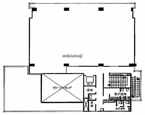 新潟市の木山１７明石ビル 平面1