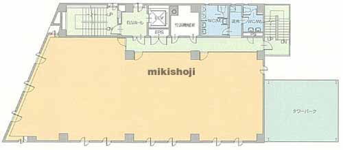 宇都宮市の宇都宮けやき通りビル 平面1