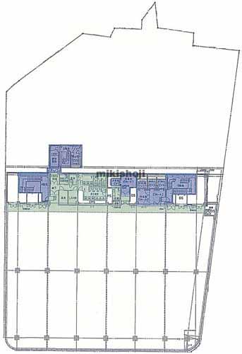 宇都宮市のうつのみや表参道スクエア 平面1