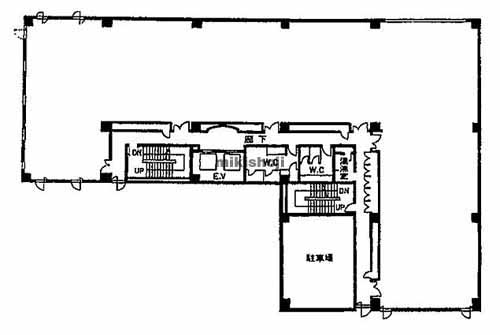 新潟市のＮＤＫ万代ビル 平面1