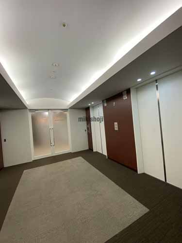 北浜～淡路町の日本生命今橋ビル エレベーターホール1