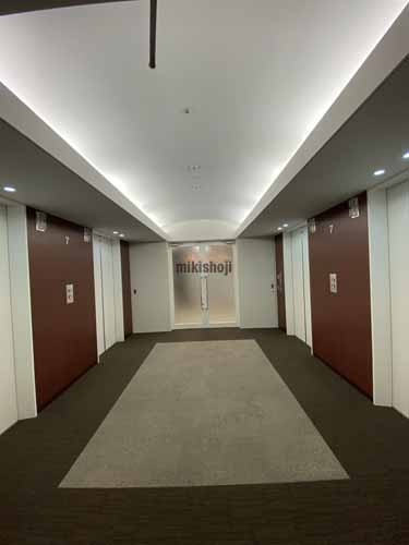 北浜～淡路町の日本生命今橋ビル エレベーターホール2