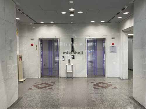 土佐堀・京町堀・西本町の肥後橋ルーセントビル エレベーターホール2