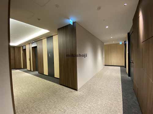 瓦町～久太郎町の本町ガーデンシティテラス エレベーターホール3