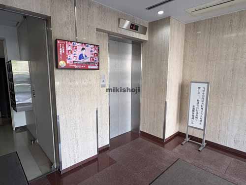 後楽の水道橋外堀通りビル エレベーターホール1