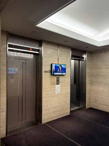 月島・佃のパシフィックマークス月島 エレベーターホール1